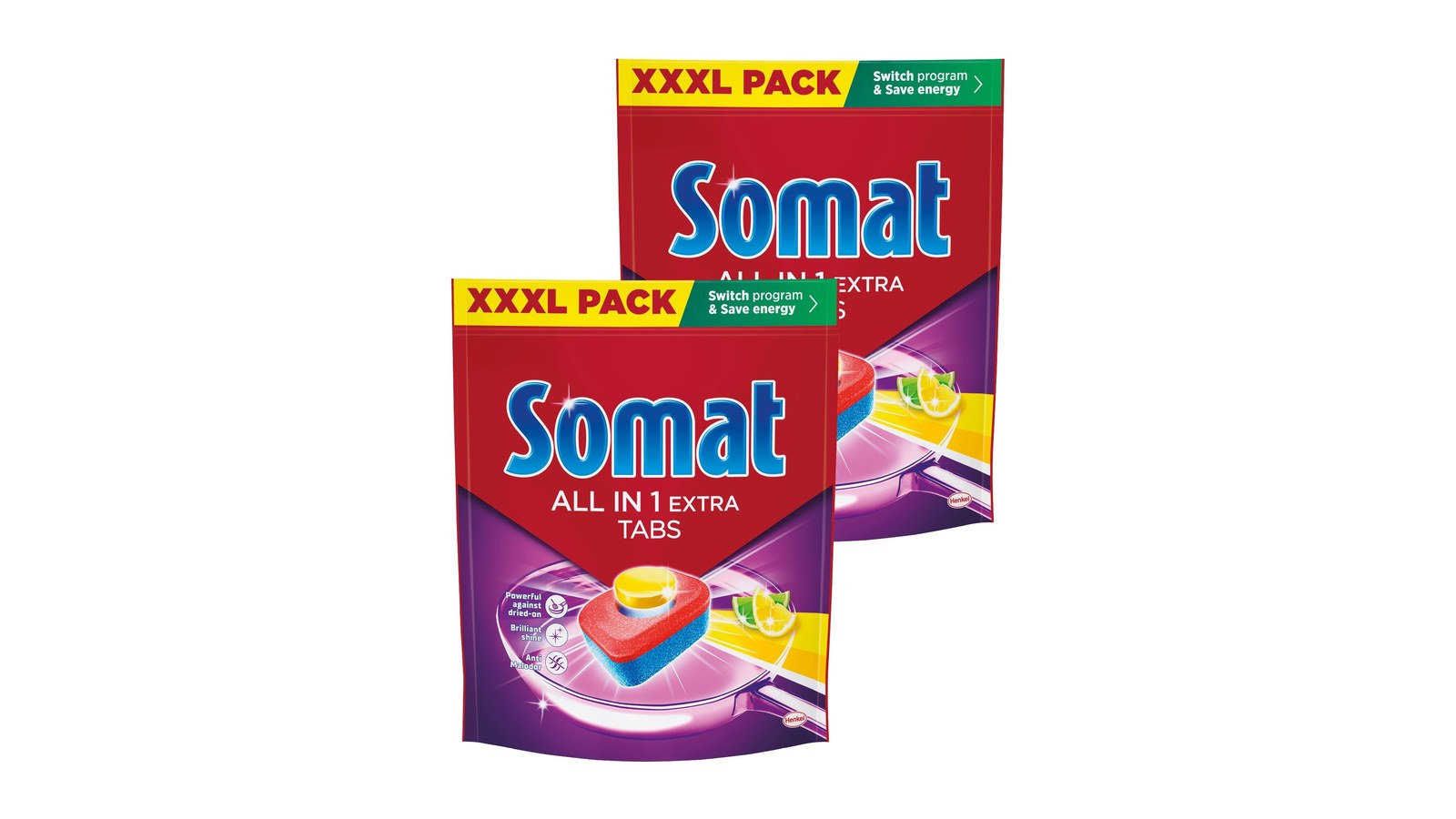 SOMAT All in One Extra Lemon, 230 tablet