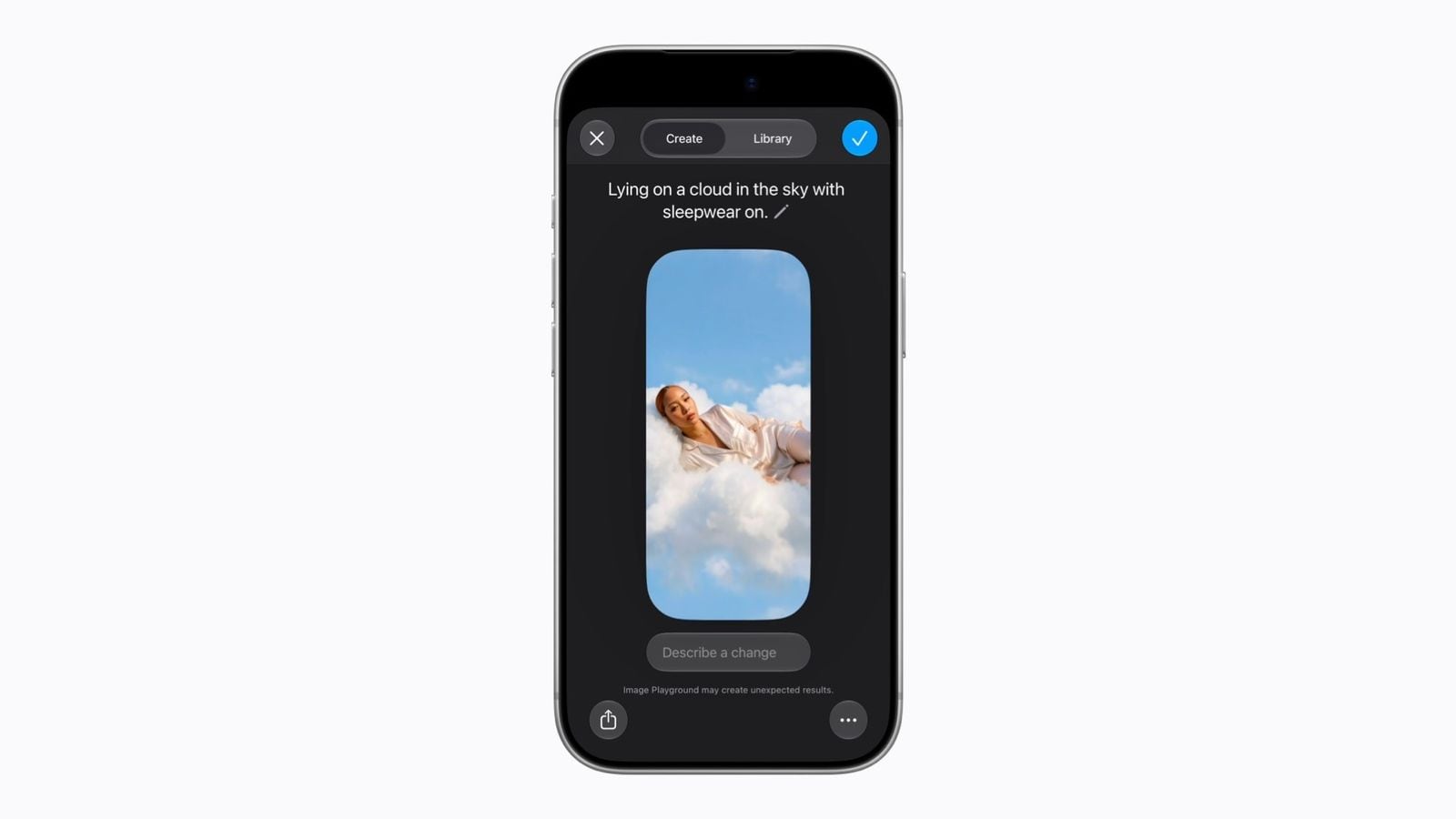 Na iPhone 18 Pro uživatel využívá aplikaci Image Playground