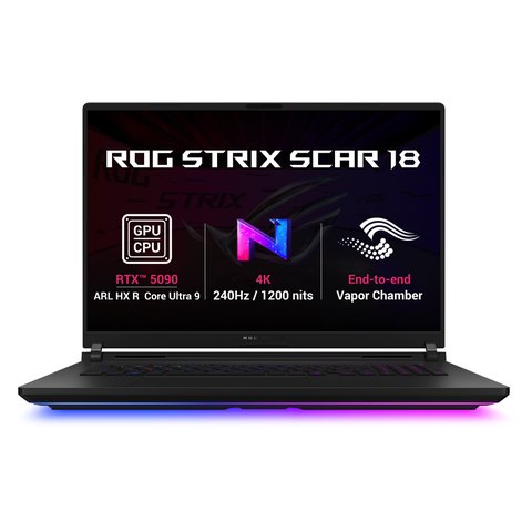ASUS ROG Strix SCAR 18 G835LXG (Core Ultra 9 290HX Plus, RTX 5090, 64 GB/2 TB)