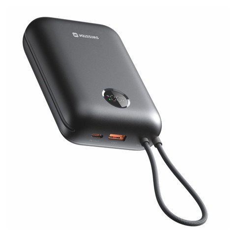 Swissten Voltbox 30 000 mAh 35 W s kabely USB-C a Lightning